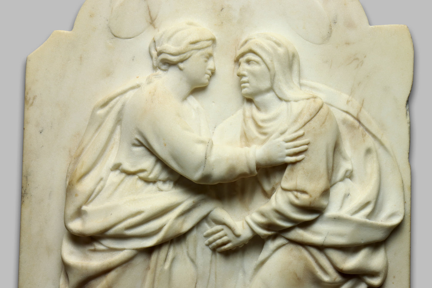 Marble Relief of The Visitation