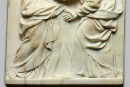 Marble Relief of The Visitation