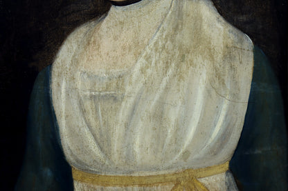 Folk Art Portrait of a Lady