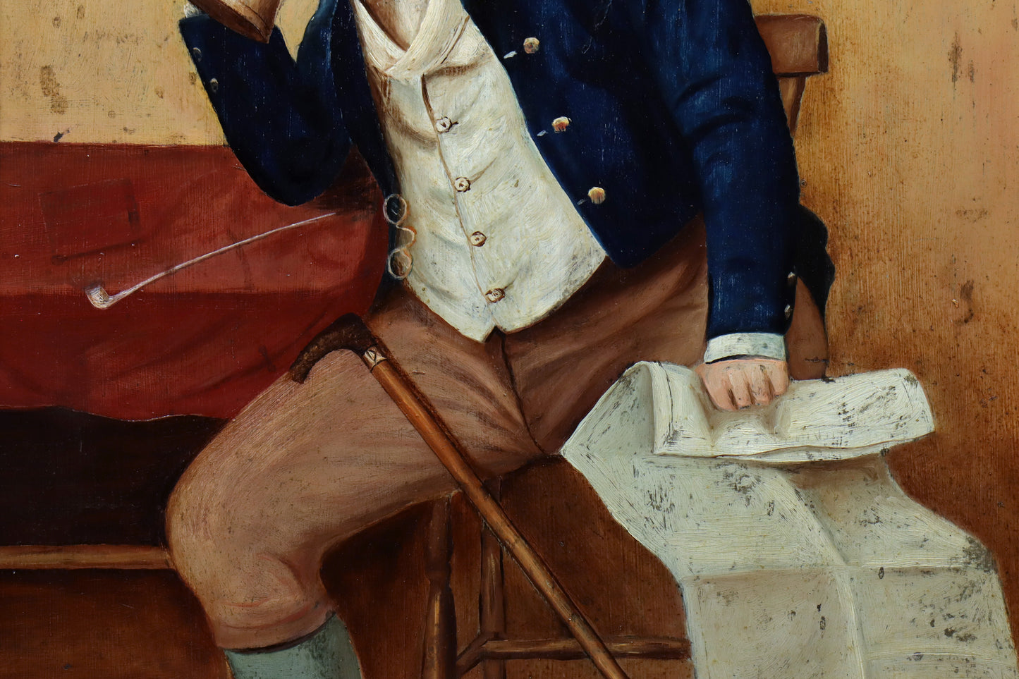 Naïve Portrait of a Gentleman