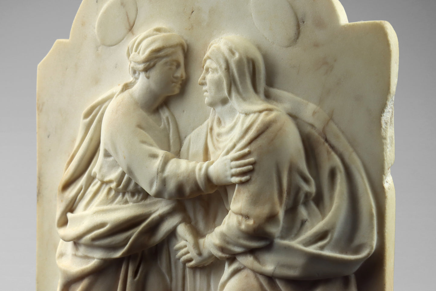 Marble Relief of The Visitation