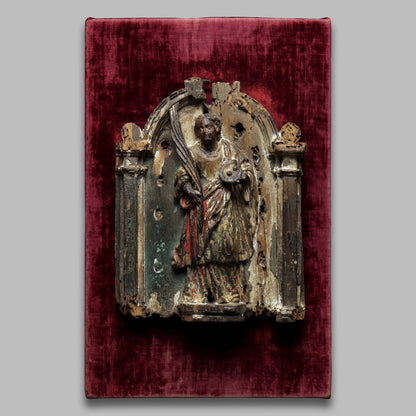 Carved Relief of Saint Lucy