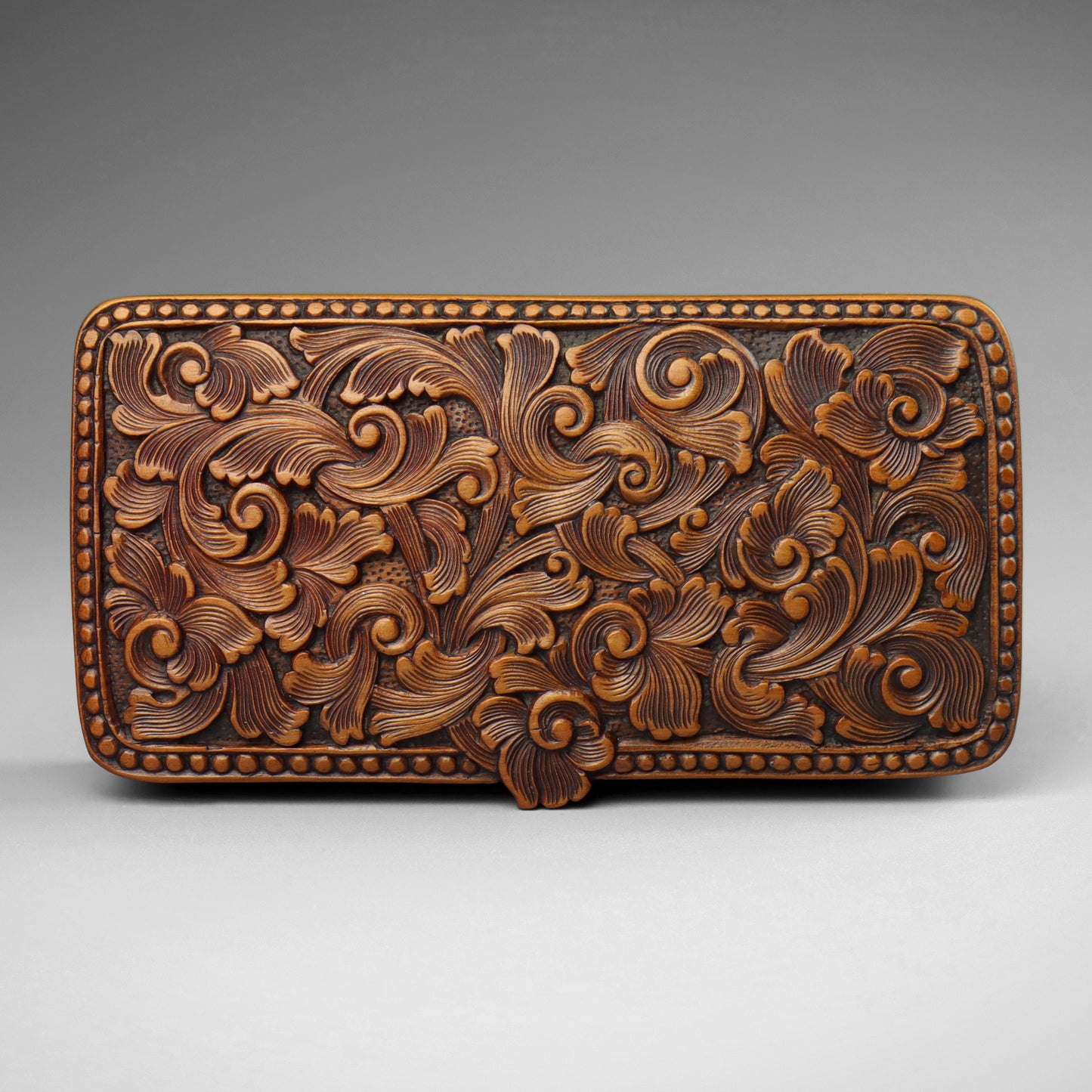 Norwegian Carved Snuff Box