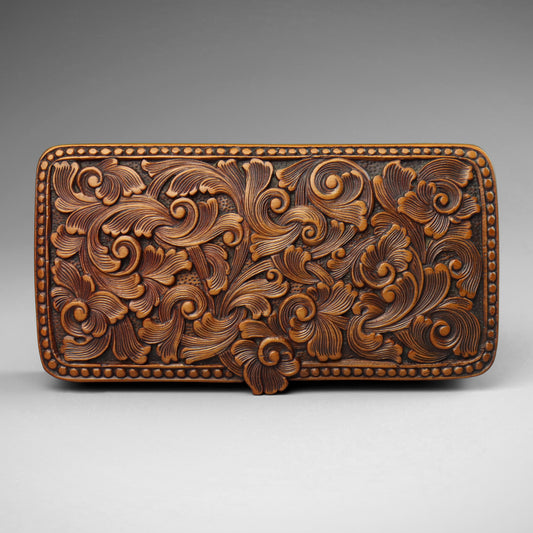Norwegian Carved Snuff Box