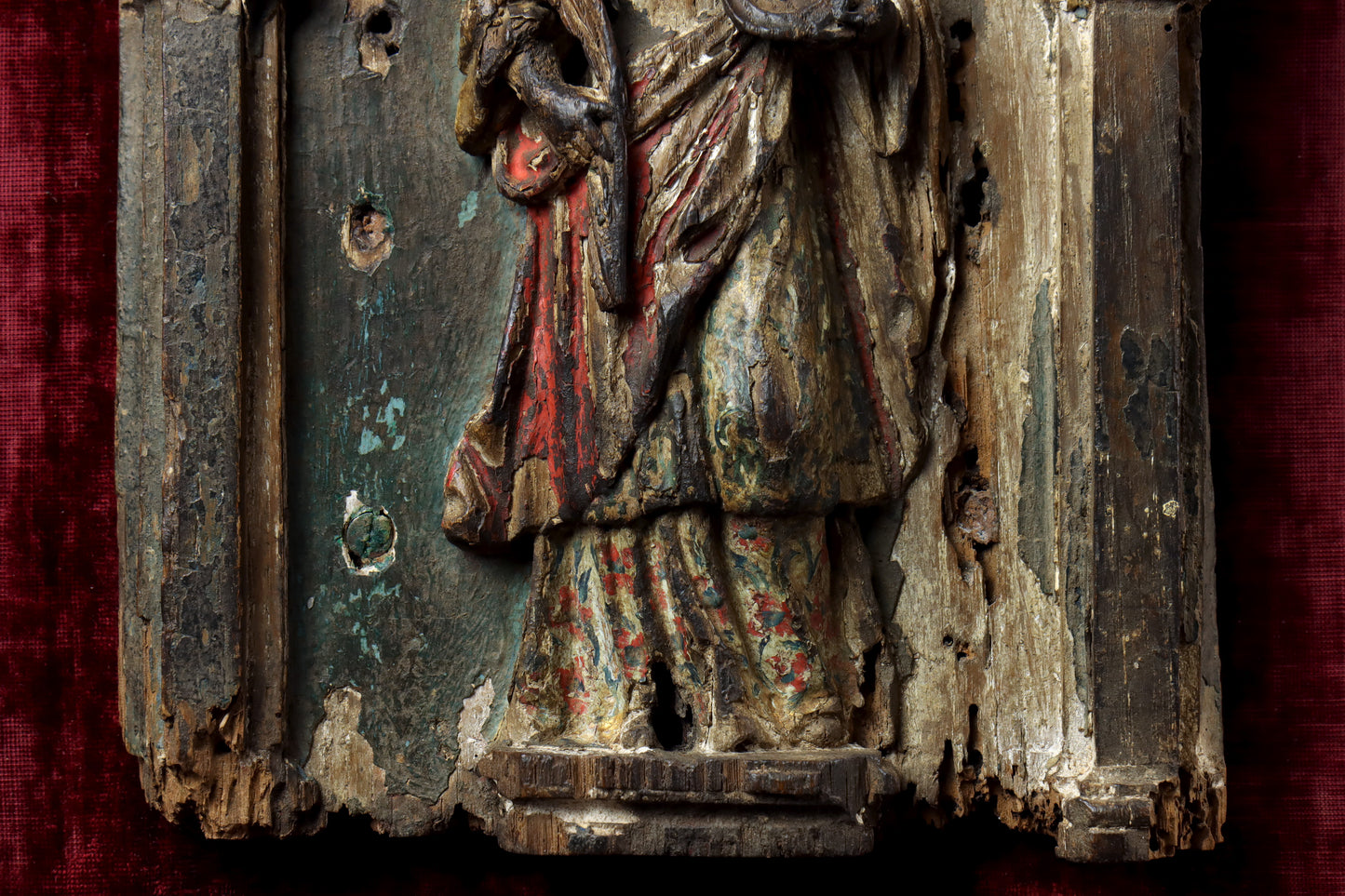 Carved Relief of Saint Lucy