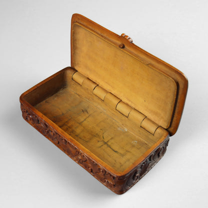 Norwegian Carved Snuff Box
