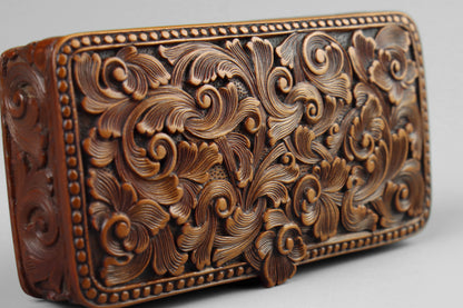 Norwegian Carved Snuff Box