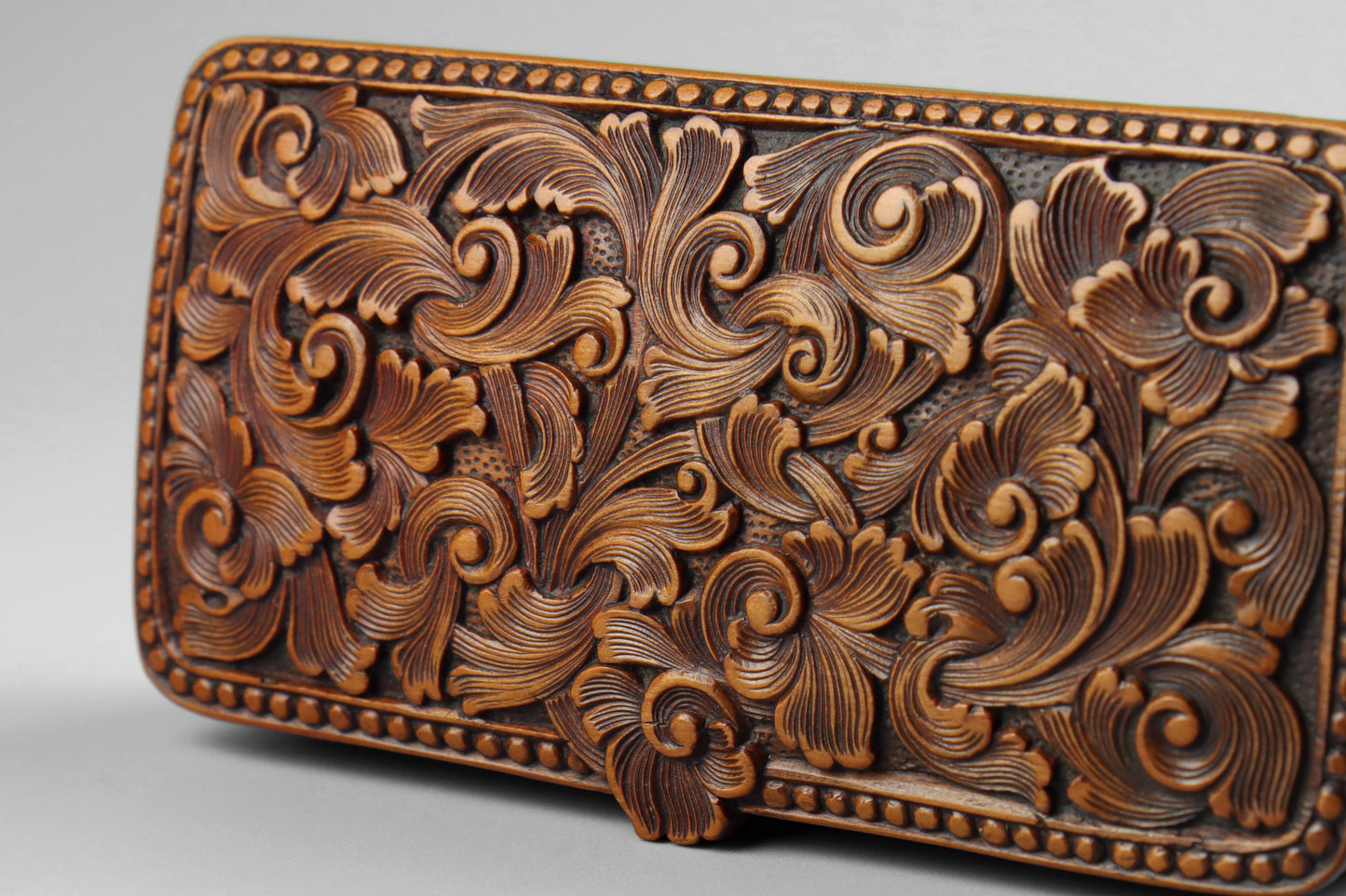 Norwegian Carved Snuff Box