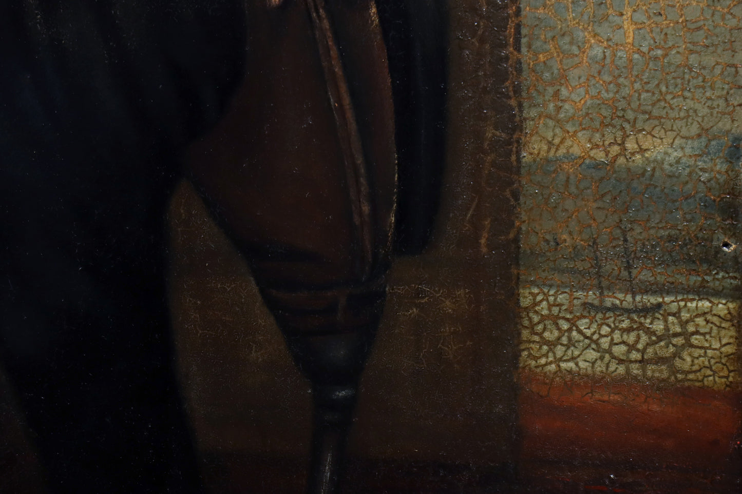 Folk Art Portrait of a One Legged Gentleman