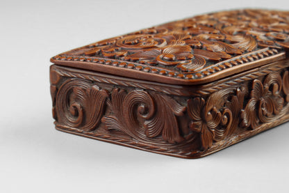 Norwegian Carved Snuff Box