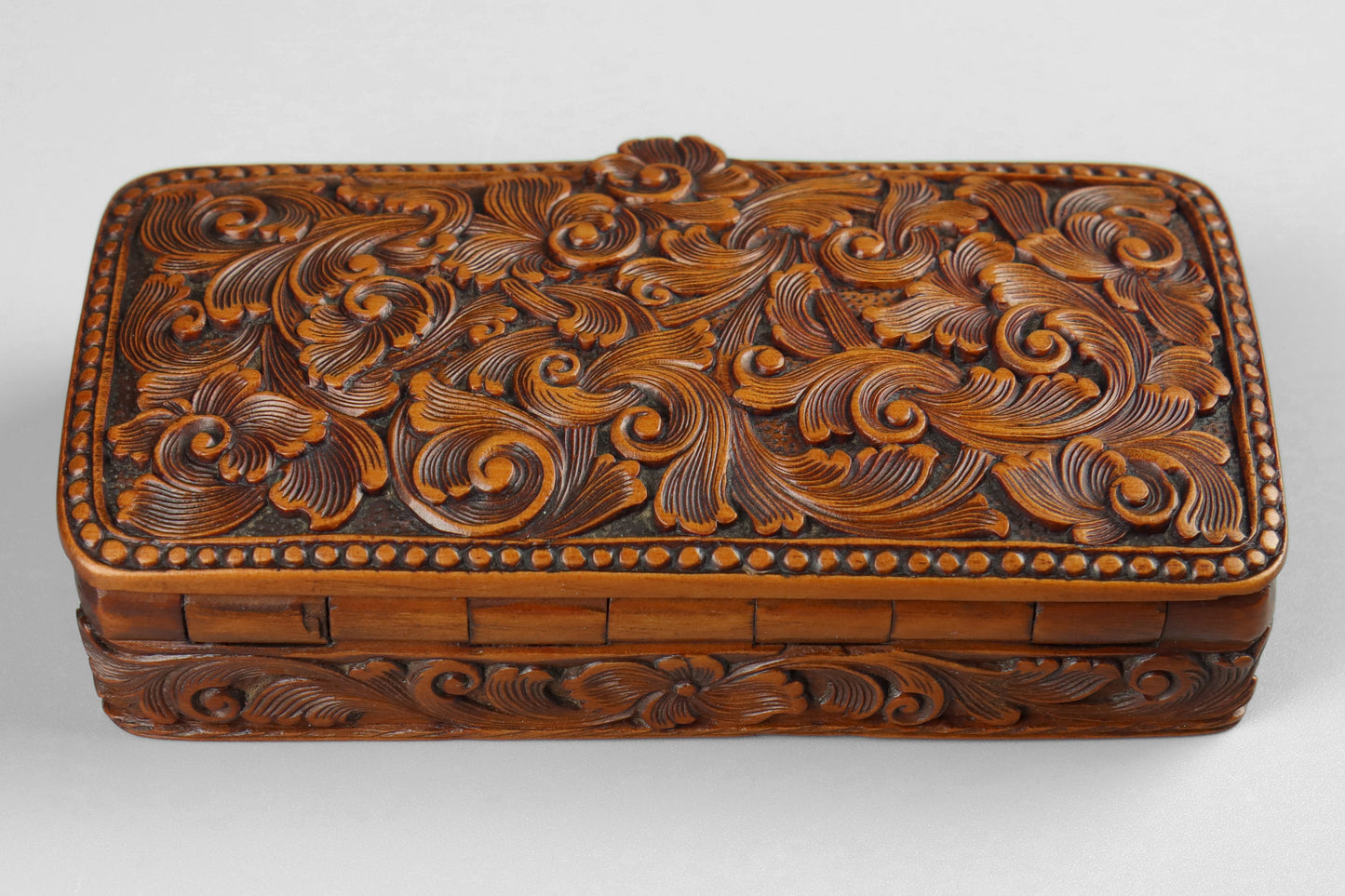 Norwegian Carved Snuff Box