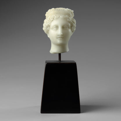 Alabaster Head of Hebe