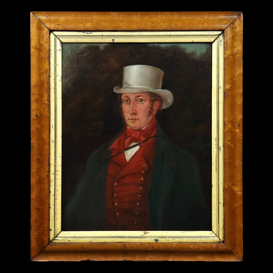 Naive School Portrait of a Gentleman