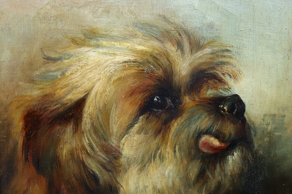 Portrait of a Terrier by Florence Wolsey