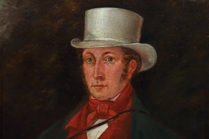 Naive School Portrait of a Gentleman