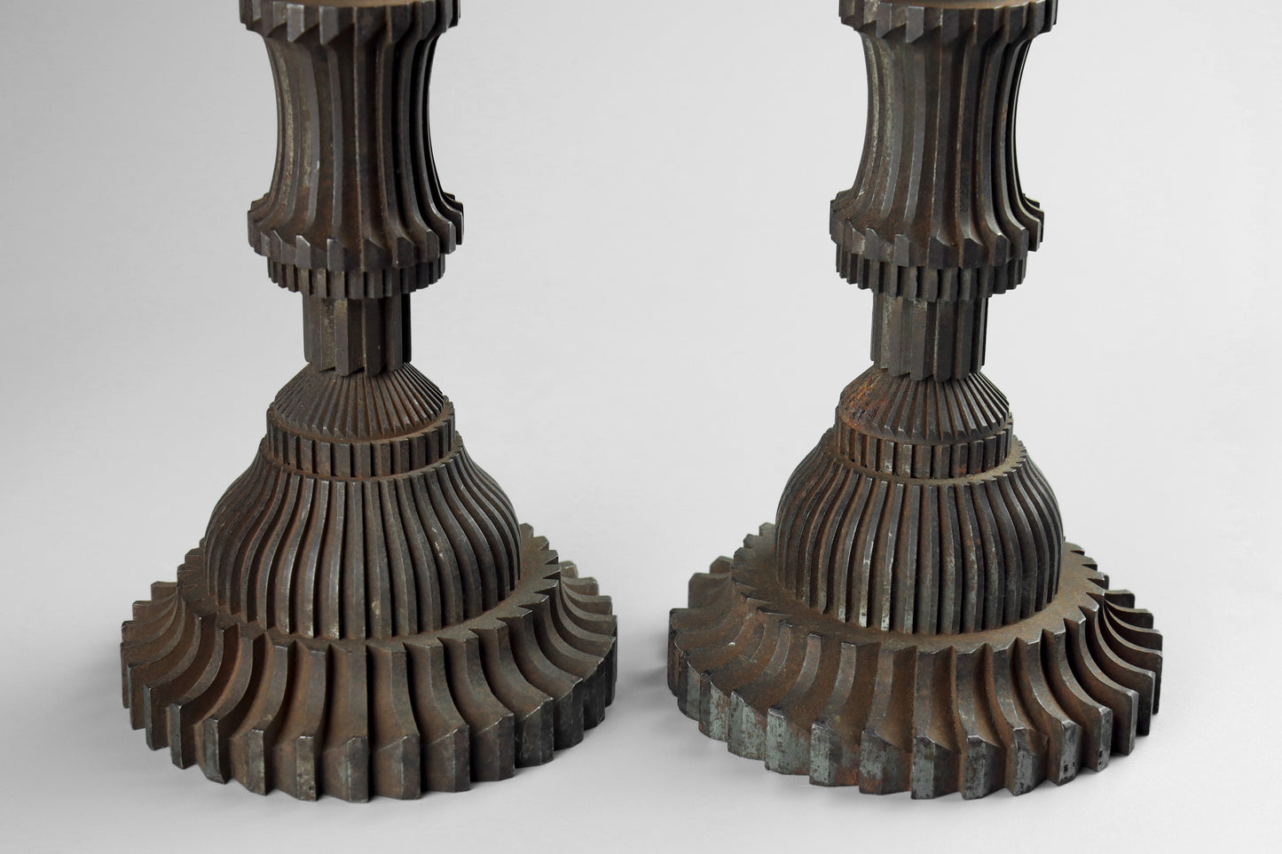 Cogs & Gears Candlesticks