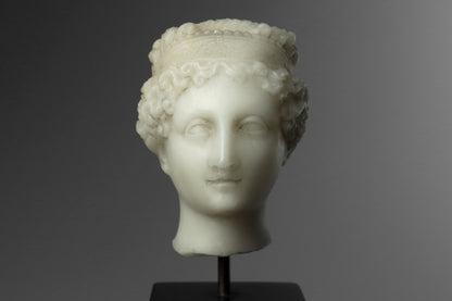 Alabaster Head of Hebe