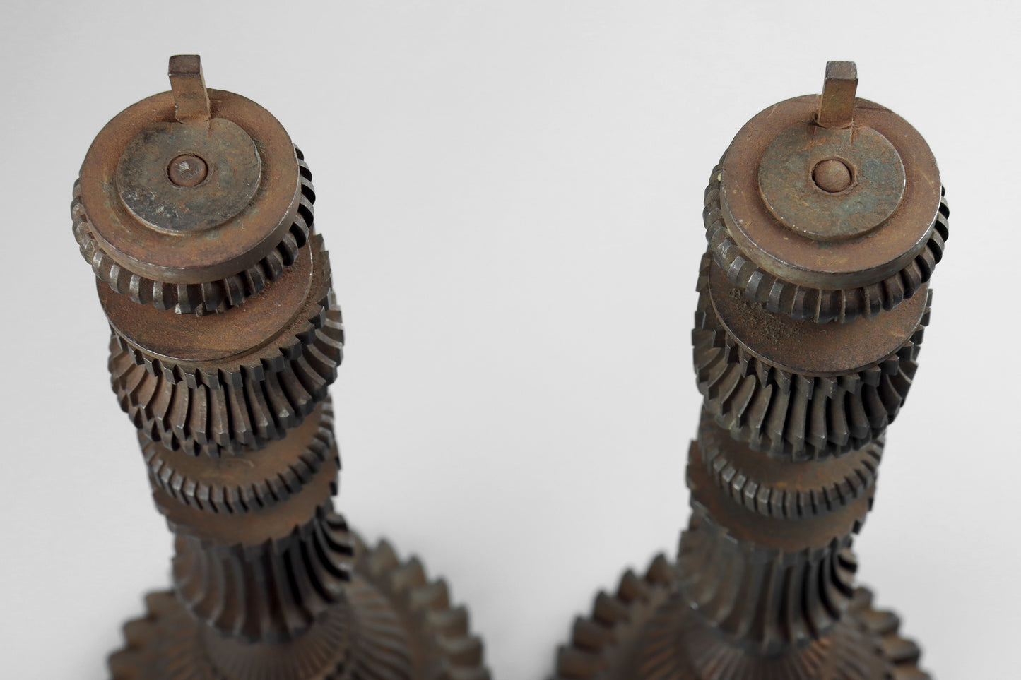 Cogs & Gears Candlesticks