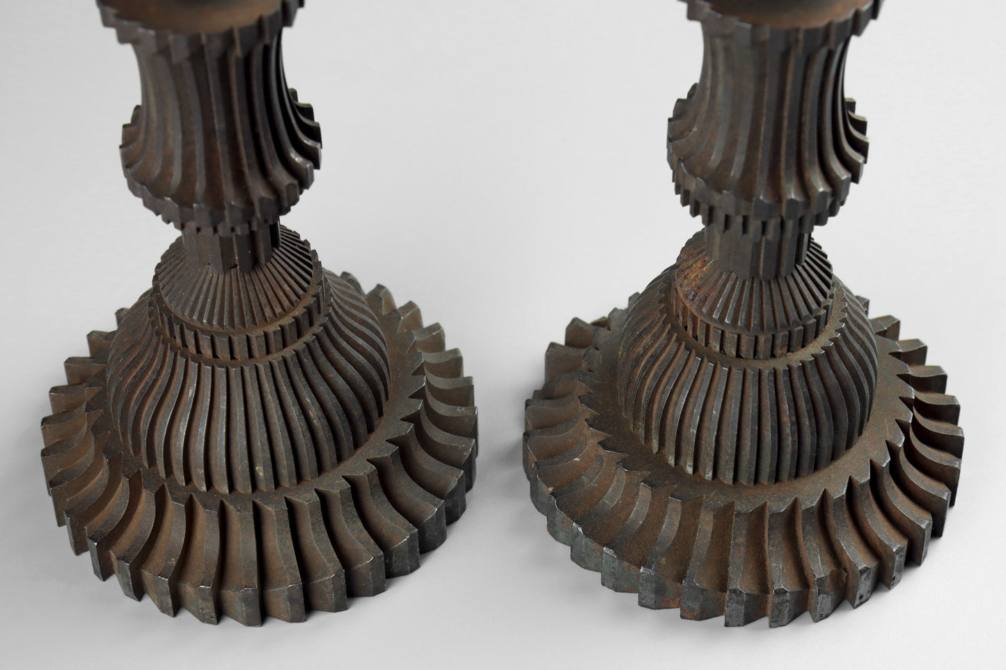 Cogs & Gears Candlesticks