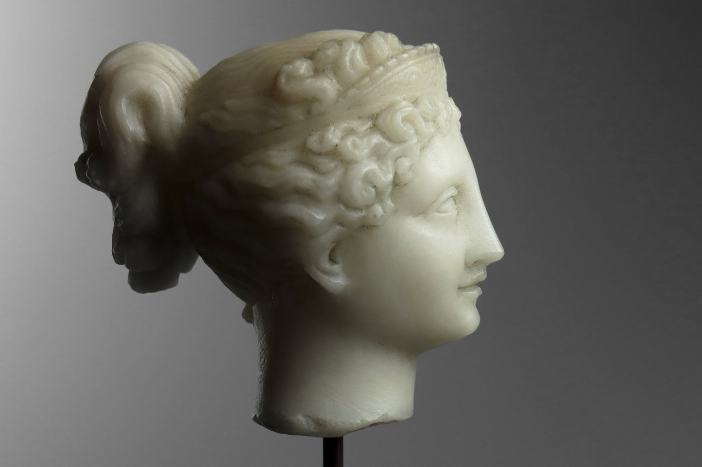 Alabaster Head of Hebe
