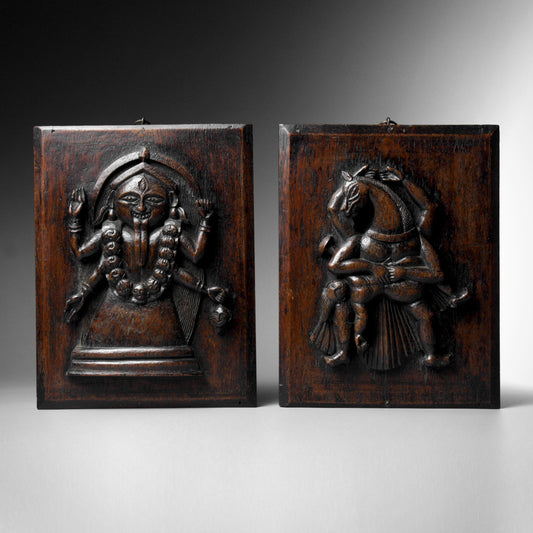 Pair of Carved Panels