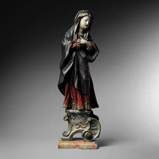 Polychrome Statue of the Virgin Mary