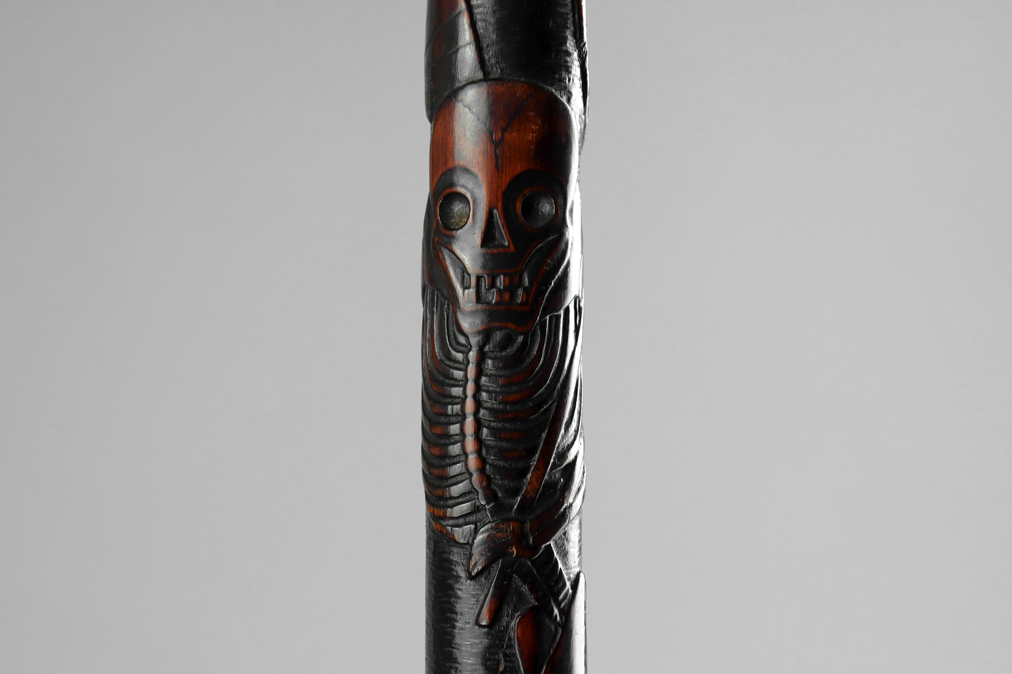 Japanese Memento Mori Walking Stick