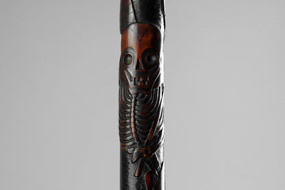 Japanese Memento Mori Walking Stick