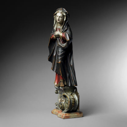 Polychrome Statue of the Virgin Mary