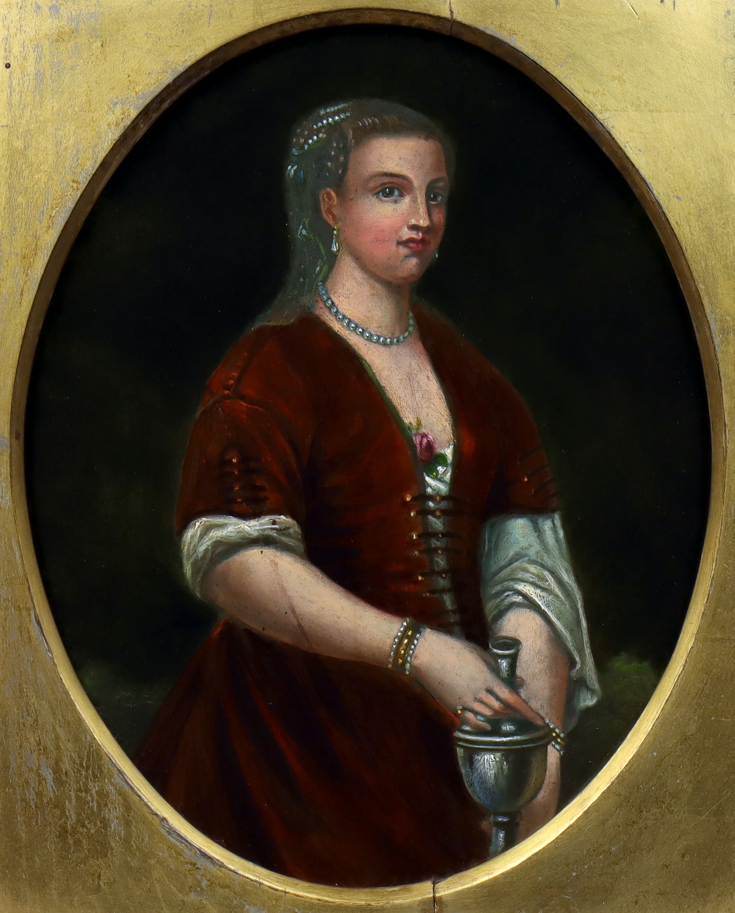 Portrait of a Lady With Silver Ewer
