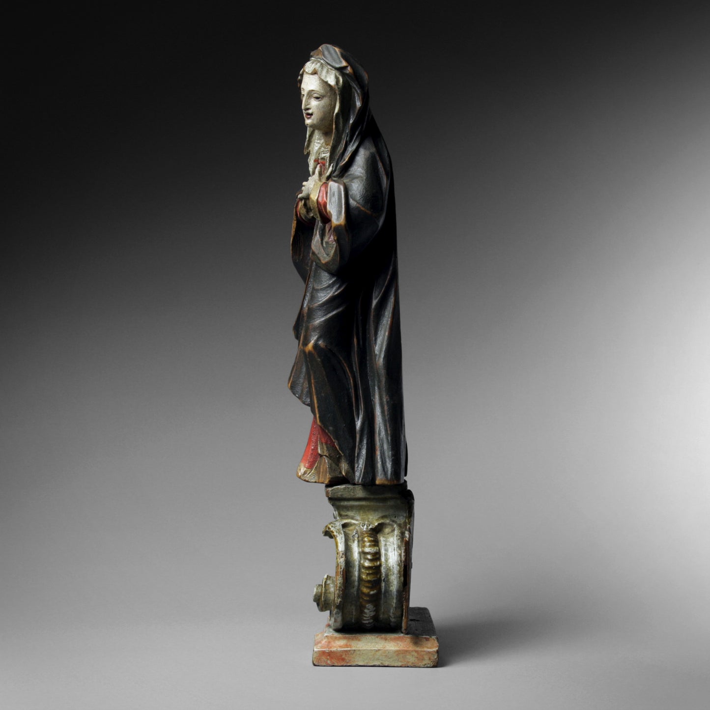 Polychrome Statue of the Virgin Mary