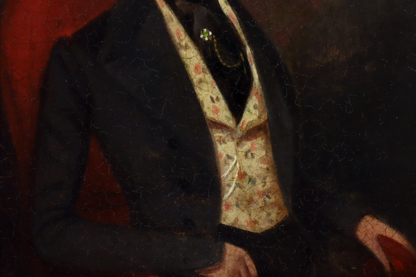 Portrait of a Gentleman in Floral Waistcoat