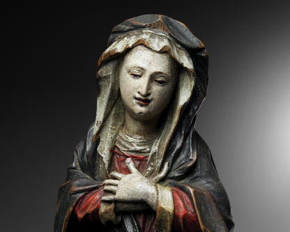 Polychrome Statue of the Virgin Mary