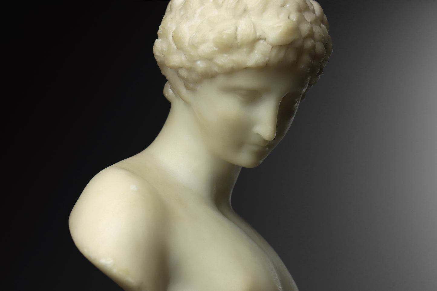 Alabaster Bust of The Capitoline Antinous