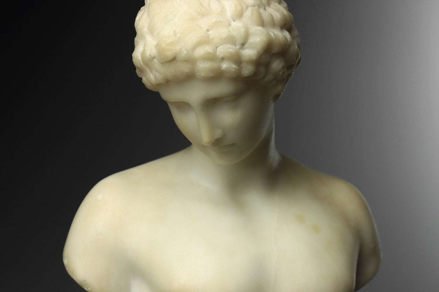 Alabaster Bust of The Capitoline Antinous