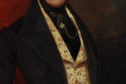 Portrait of a Gentleman in Floral Waistcoat
