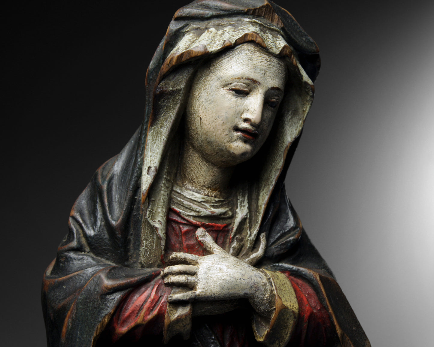 Polychrome Statue of the Virgin Mary