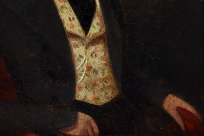 Portrait of a Gentleman in Floral Waistcoat