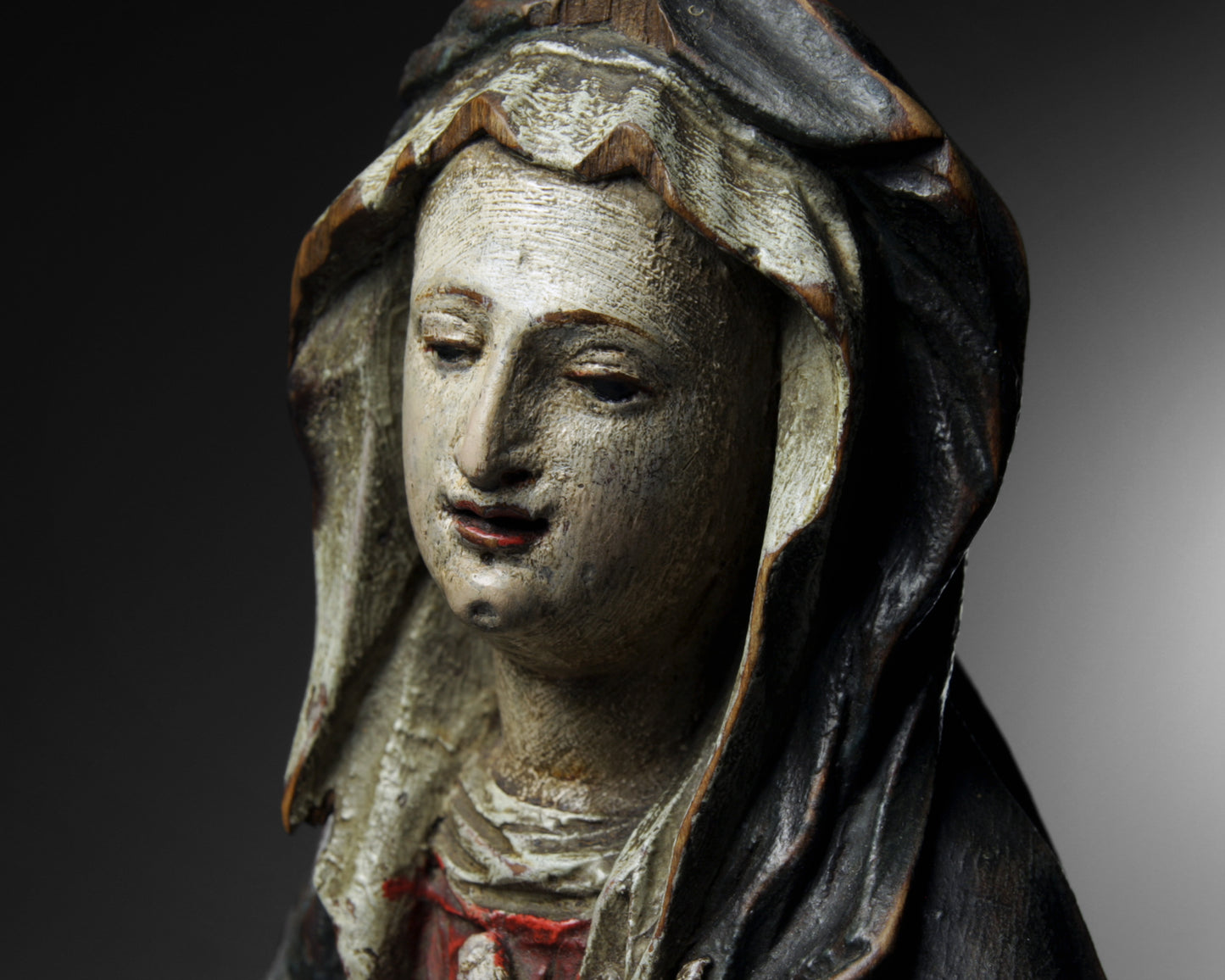 Polychrome Statue of the Virgin Mary