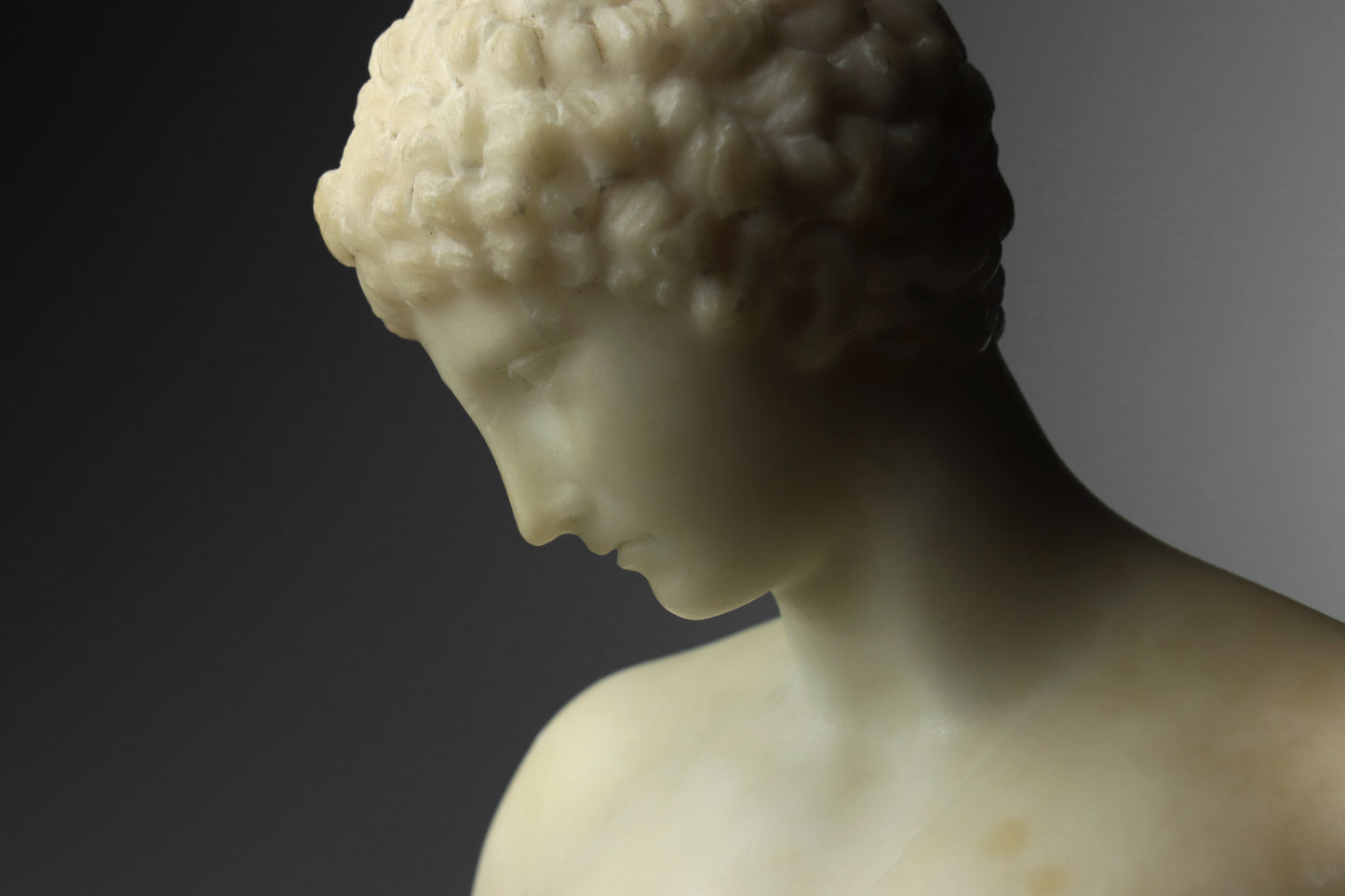Alabaster Bust of The Capitoline Antinous