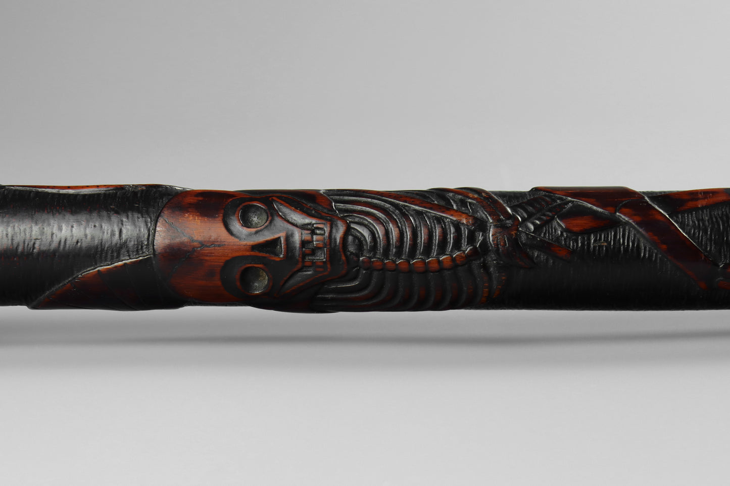 Japanese Memento Mori Walking Stick