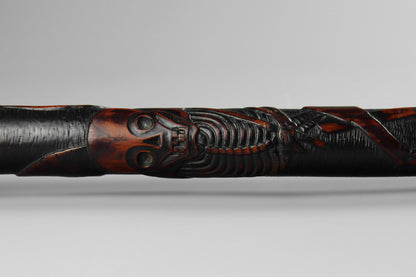 Japanese Memento Mori Walking Stick