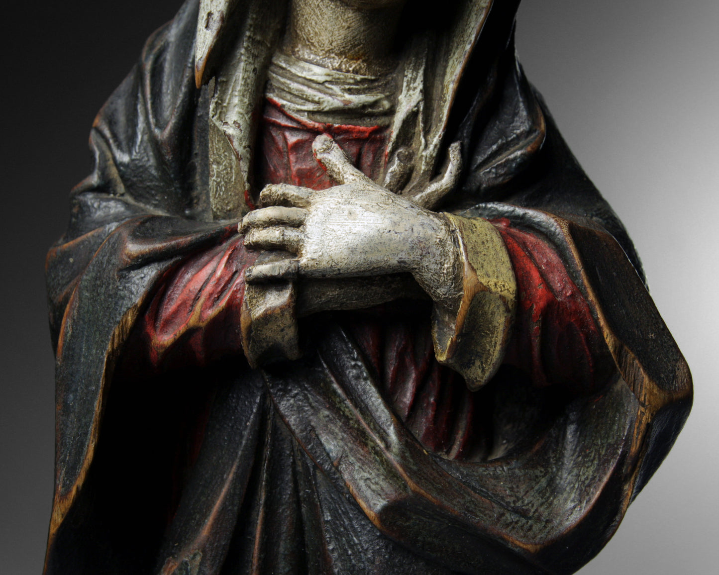 Polychrome Statue of the Virgin Mary