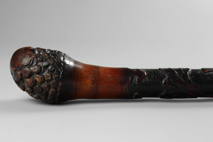 Japanese Memento Mori Walking Stick