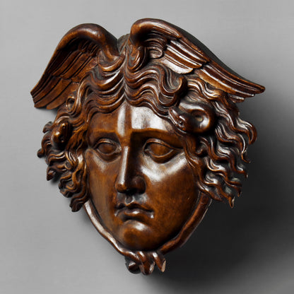 Grand Tour Wood Medusa Plaque