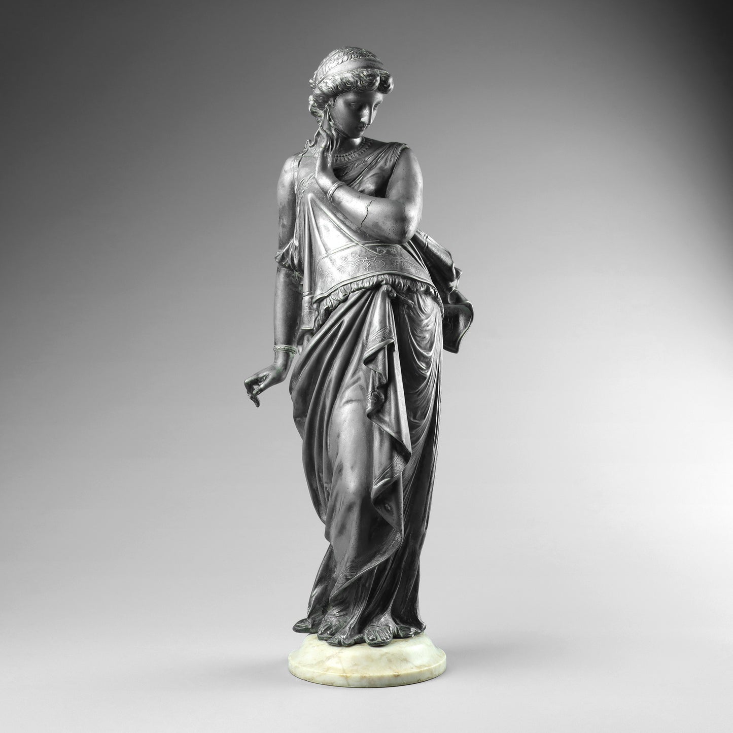 Spelter Neoclassical Lady