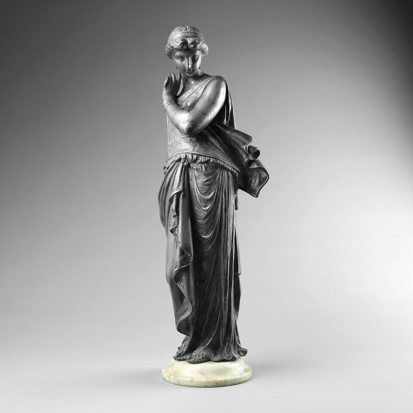 Spelter Neoclassical Lady