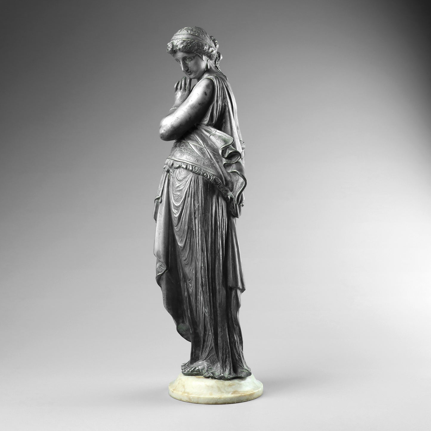 Spelter Neoclassical Lady