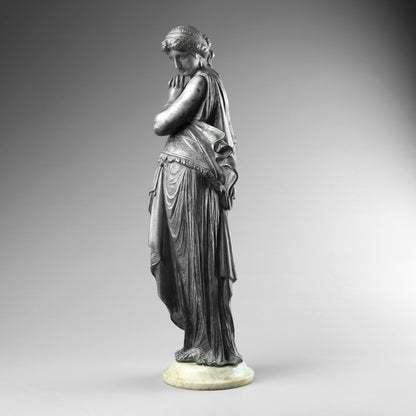 Spelter Neoclassical Lady