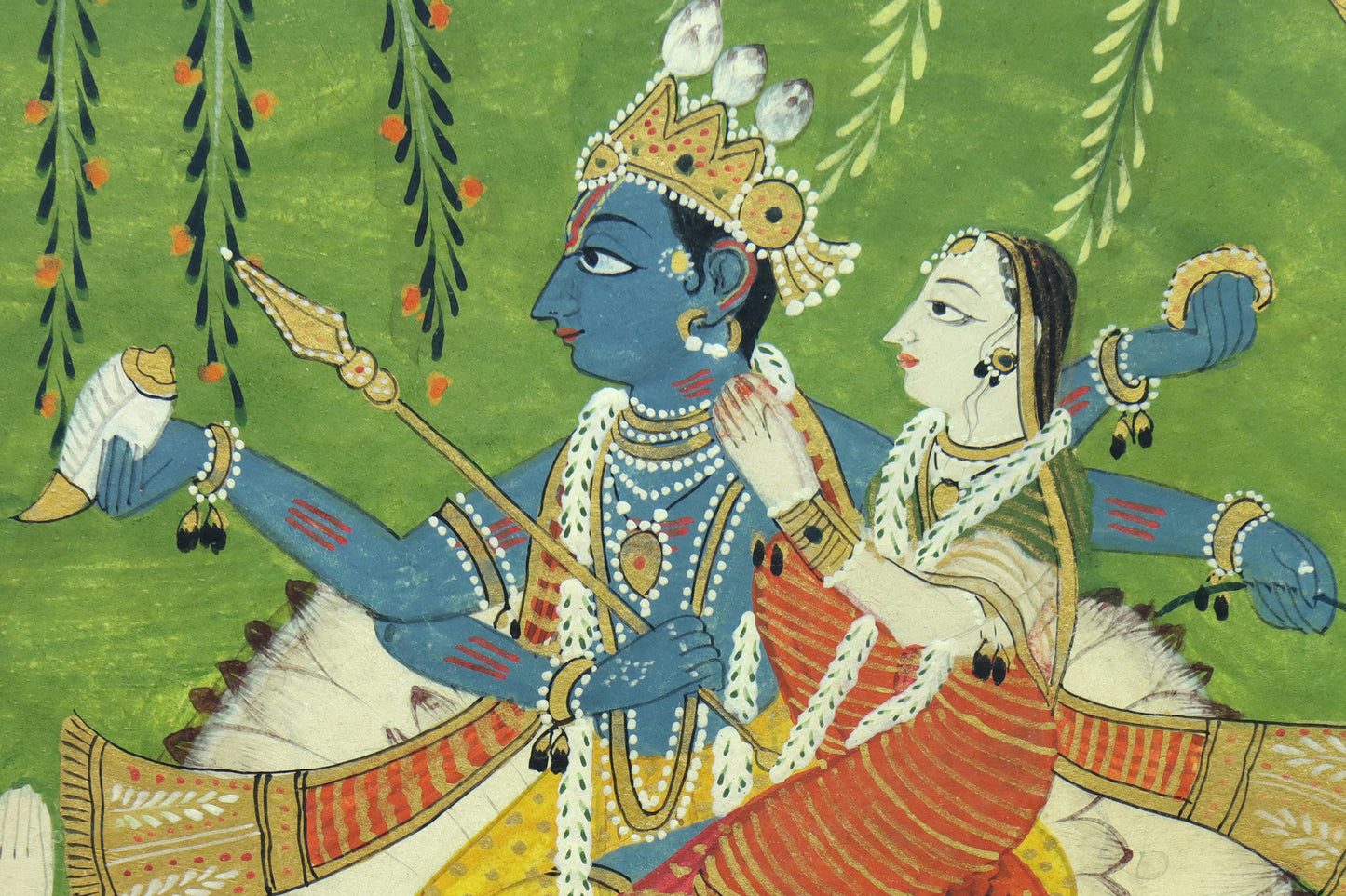 Indian Miniature of Krishna & Radha